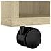 Mobiletto con Ruote Rovere Sonoma 60x53x72 cm Legno Multistrato - Foto miniatura 2