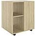 Mobiletto con Ruote Rovere Sonoma 60x53x72 cm Legno Multistrato - Foto miniatura 1