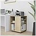 Mobiletto con Ruote Rovere Sonoma 60x53x72 cm Legno Multistrato - Foto miniatura 9