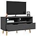 Mobile Porta TV Grigio 90x40x48,5 cm in Legno Multistrato - Foto miniatura 3