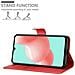 Custodia Compatibile Con Samsung Galaxy A41 In Rosso Carminio - Coperchio Protettiva Con Chiusura Magnetica, Funzione Stand E Tasca Per Le Carte - Foto miniatura 2