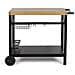 Carrello Per Plancha Nero /legno - Gs131 - Foto miniatura 2