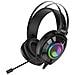 Cuffia con microfono Usb Rainbow Colore Nero - Foto miniatura 1