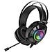 Cuffia con microfono Usb Rainbow Colore Nero - Foto miniatura 2