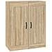 Armadietto Pensile a Parete Rovere Sonoma 69,5x32,5x90 cm - Foto miniatura 2