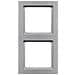 Berker 10126094 Alluminio, Grigio Placca Per Interruttori E Coperchio Per Presa - Foto miniatura 1