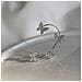 Orecchini Ear Cuff Con Farfalle 1 Paio Silver - Foto miniatura 2