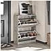 Scarpiera Ribaltabile Scarpiera A 2 Ribalte Portascarpe Salvaspazio Slim, 60x23x79cm, Grigio, Fsr137-hg - Foto miniatura 7