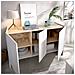 Credenza Calino, Buffet Da Soggiorno, Madia Moderna Da Salotto A 3 Ante, 138x42h76 Cm, Bianco E Rovere - Foto miniatura 4