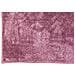 Tappeto Shaggy Bagno E Cucina Retro Antiscivolo In Microfibra Perla Rosa Antico 50x80 Rosa - Foto miniatura 3