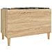 Mobile Porta Dischi Rovere Sonoma 74,5x38x48 Legno Multistrato - Foto miniatura 3