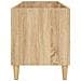Mobile Porta Dischi Rovere Sonoma 74,5x38x48 Legno Multistrato - Foto miniatura 5