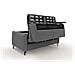 Scarlet Divano Letto Lineare Impermeabile T19 Antracite - Foto miniatura 5