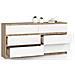 Cassettiera K160, 6 cassetti, 160x40x77 cm, Colore Sonoma Quercia e Bianco - Foto miniatura 2
