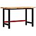Banco Da Lavoro 140x60x83 Cm Legno Massello Acacia Rettangolare - Foto miniatura 1