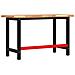 Banco Da Lavoro 140x60x83 Cm Legno Massello Acacia Rettangolare - Foto miniatura 6