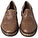 Mocassini In Pelle Intrecciata Marrone Casual - Eu40/us7 - Foto miniatura 5