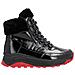 Black Casual Closed Ladies Mid Height Boots Stivaletti Pelle Scarpe Donna Nero Eu 41, W0063-01 - Foto miniatura 3