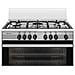 Cucina Elettrica SA965MI6 5 Fuochi a Gas Forno Elettrico Multifunzione Ventilato Classe A Dimensioni 90 x 60 cm Colore Inox Serie Specialista - Foto miniatura 3