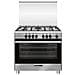Cucina Elettrica SA965MI6 5 Fuochi a Gas Forno Elettrico Multifunzione Ventilato Classe A Dimensioni 90 x 60 cm Colore Inox Serie Specialista - Foto miniatura 1