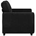 Divano Sedia Nero 60 cm Velluto - Foto miniatura 2