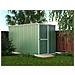 Casetta Giardino Lamiera Box In Acciaio Zincato 175x307cm X H1.82m - 95kg - 5,4mq - Verde - Foto miniatura 9