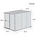 Casetta Giardino Lamiera Box In Acciaio Zincato 175x307cm X H1.82m - 95kg - 5,4mq - Verde - Foto miniatura 10