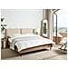 Letto Bouclé Limanton 160 X 200 Cm Beige - Foto miniatura 1