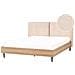 Letto Bouclé Limanton 160 X 200 Cm Beige - Foto miniatura 2