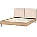 Letto Bouclé Limanton 160 X 200 Cm Beige - Foto miniatura 4