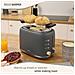 Skt1177gry Nordic Tostapane A Fessura Larga 2 Fette + Bollitore Induzione Con Fischio 2,3 L 870w Grigio - Foto miniatura 8