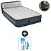 Set Materassino Gonfiabile - 236x152x86 Cm - Grigio - Include Accessori Coordinati Cb21 - Foto miniatura 1