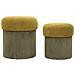 Pouf Mf723 - Verde - Mdf - 44x42x42 Cm - Foto miniatura 1