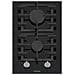 Piano Cottura A Gas Nero A 2 Fuochi Da 30 Cm - Er3a6bi40 - Foto miniatura 2