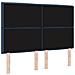 Testiera design a righe Blu 160 cm Tessuto - Foto miniatura 6