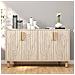 Rody Credenza 4 Ante Con Effetto Travertino Rigato 120x73cm - Foto miniatura 1