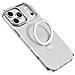 Custodia Argento Compatibile Con Iphone 15 Plus/14 Plus - Magnetica, Antiurto Con Supporto Invisibile - Foto miniatura 1
