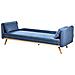 Divano Letto Asaa Tessuto Blu - Foto miniatura 5