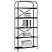 Libreria Rovere nero 80 x 30 x 183 cm Legno multistrato - Foto miniatura 3