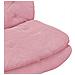 Poltrona Relax con Base Girevole Rosa 63 x 75 x 76 cm Velluto - Foto miniatura 7