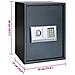 Cassetta di sicurezza digitale Grigio scuro 35 x 31 x 50 cm - Foto miniatura 8