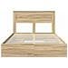 Letto con Contenitore con testiera Rovere Sonoma 160 x 200 cm - Foto miniatura 8
