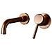 Rubinetto per lavabo da bagno, Blackswan, tipo M209, modello oro rosa, misura 20 cm - Foto miniatura 1
