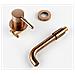 Rubinetto per lavabo da bagno, Blackswan, tipo M209, modello oro rosa, misura 20 cm - Foto miniatura 2