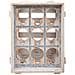 Cassetto Portabottiglie In Legno Marrone 33x32x43h - Foto miniatura 2