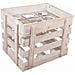 Cassetto Portabottiglie In Legno Marrone 33x32x43h - Foto miniatura 3