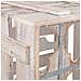Cassetto Portabottiglie In Legno Marrone 33x32x43h - Foto miniatura 6