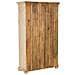 Vetrina In Legno Intagliato Beige Fatta A Mano, 106x43x180h Cm - Foto miniatura 4