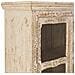 Vetrina In Legno Intagliato Beige Fatta A Mano, 106x43x180h Cm - Foto miniatura 6