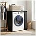 Mobiletto per lavatrice con porta Rovere Nero 87 x 60 x 89 cm - Foto miniatura 4